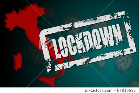 Lockdown of Italy due to Coronavirus COVID-19 67830658