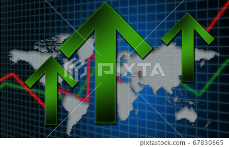 Global financial growth concept Global financial growth concept 67830865