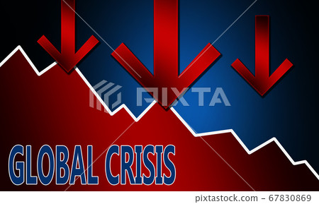 Global economic recession concept Global economic recession concept 67830869