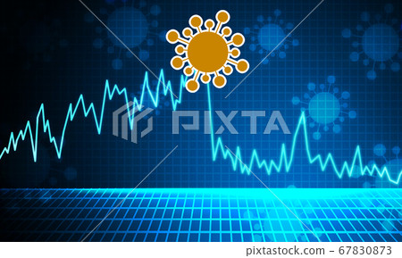 Stock market crash caused by the corona virus 67830873
