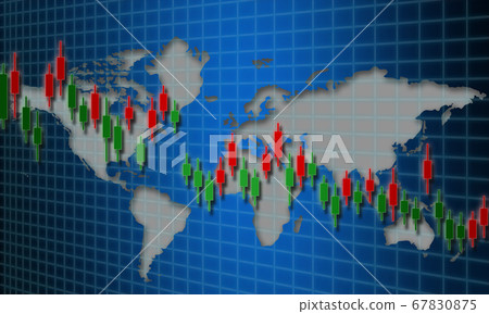 Candle stick graph chart of stock market Candle stick graph chart of stock market 67830875