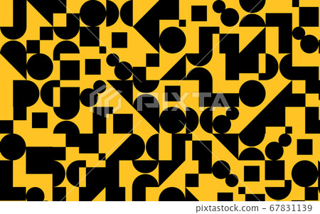 Seamless pattern with black and yellow color Seamless pattern with black and yellow color 67831139