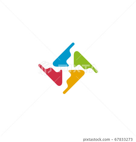 Community and adoption care logo design vector 67833273