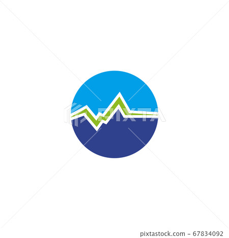 Medical logo design vector template 67834092