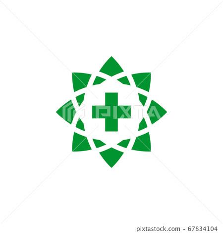 Medical and health care logo design vector 67834104