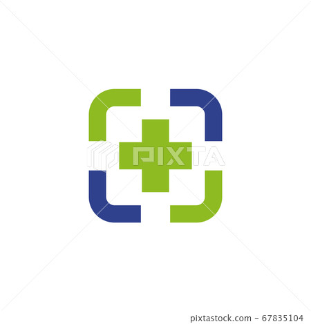 Medical and health care logo design vector 67835104