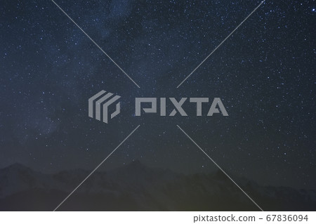 Yunnan Province, Deqin, Meili Snow Mountain and Star of Stars / stars over Mt. Meili, China 67836094