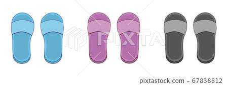 Sandals with contour lines 67838812