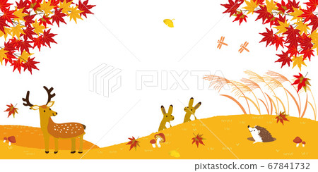 Autumn landscape background illustration Autumn landscape background illustration 67841732