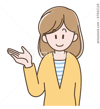 一名年輕女子的插圖 一名年輕女子的插圖 67842126