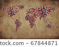Coronavirus world map 67844871