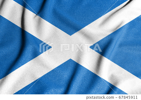 National flag of the Scotland. The main symbol of National flag of the Scotland. The main symbol of 67845911
