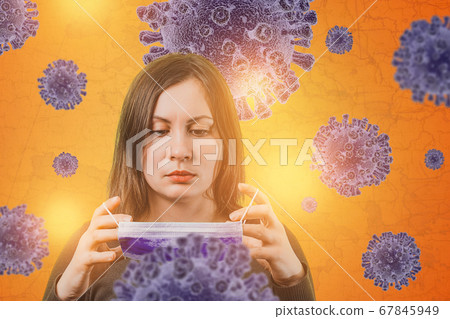 Collage featuring a European woman wearing a 67845949