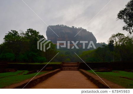 Cloudy Sigiriya Rock 67845983