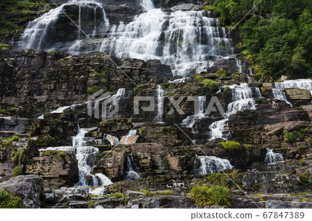 Tvindefossen waterfall, Norway 67847389