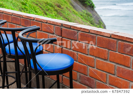 bar stool in a cafe on ocean bar stool in a cafe on ocean 67847392
