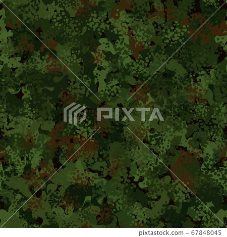 Camouflage pattern background. Classic clothing style masking camo repeat print 67848045