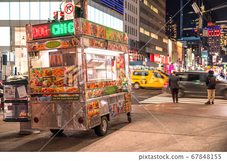 《New York》New York food stalls and night midtown 《New York》New York food stalls and night midtown 67848155