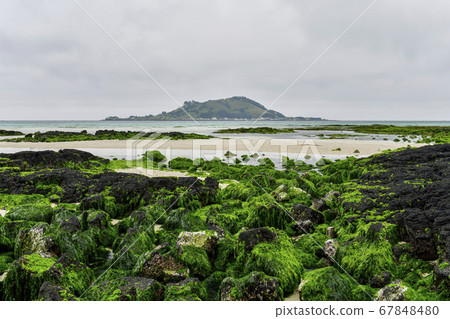 Blue, Biyangdo, Hyeopjae Beach, Hyeopjae Beach, Jeju City, Jeju Island, Korea 67848480