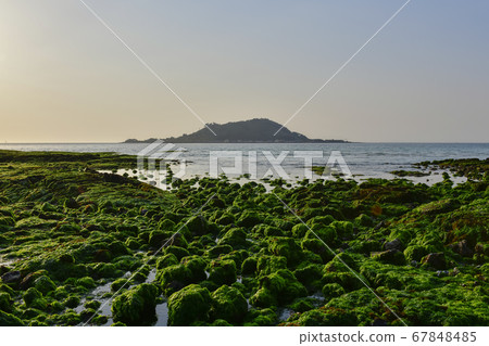 Blue, Biyangdo, Hyeopjae Beach, Hyeopjae Beach, Jeju City, Jeju Island, Korea Blue, Biyangdo, Hyeopjae Beach, Hyeopjae Beach, Jeju City, Jeju Island, Korea 67848485