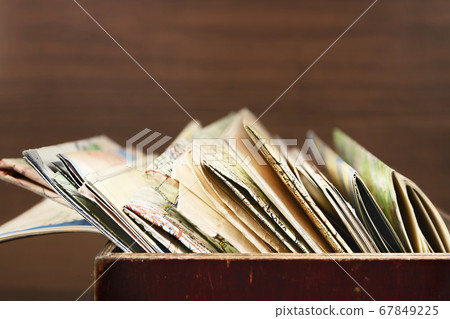 Maps of different countries in a wooden box Maps of different countries in a wooden box 67849225