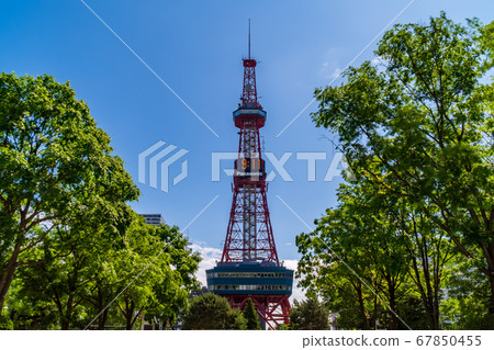 Sapporo TV Tower Urban Landscape Olympic Marathon 67850455