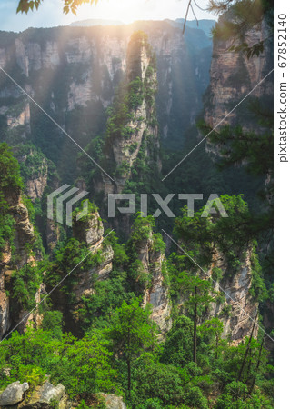 Stunning Mountain formations in Zhangjiajie Stunning Mountain formations in Zhangjiajie 67852140