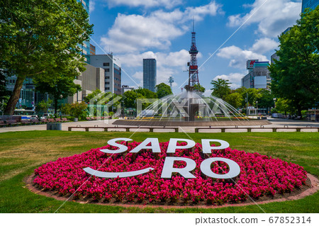 Sapporo TV Tower Urban Landscape Olympic Marathon 67852314
