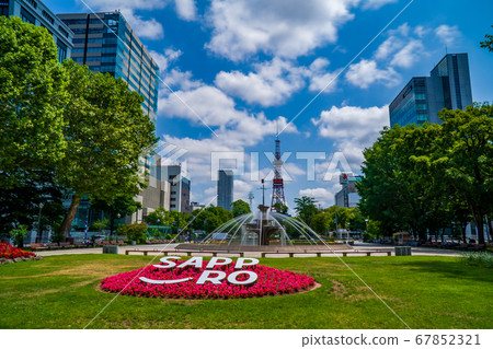 Sapporo TV Tower Urban Landscape Olympic Marathon 67852321