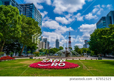 Sapporo TV Tower Urban Landscape Olympic Marathon 67852325