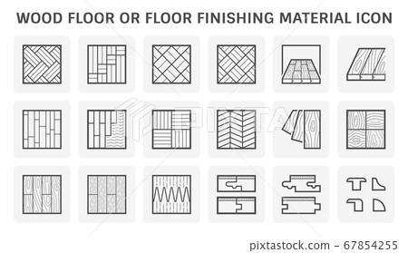 Wood floor or floor finishing and material vector 67854255