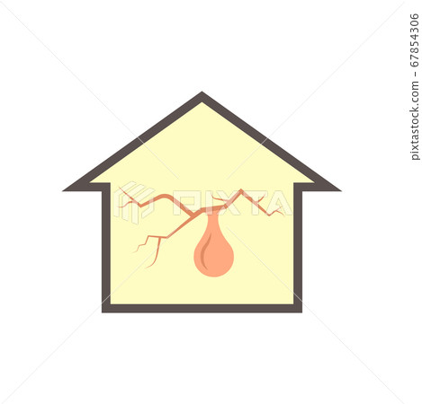 Home problem and water leak vector icon design. Home problem and water leak vector icon design. 67854306