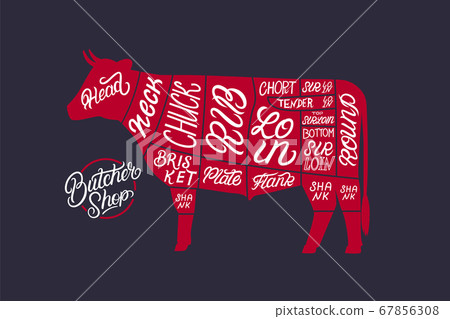Cut of beef set Cut of beef set 67856308
