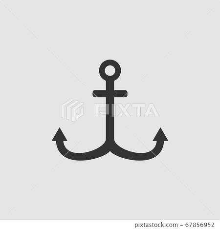 Anchor icon flat 67856952