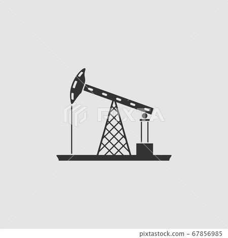Oil Rig icon flat Oil Rig icon flat 67856985