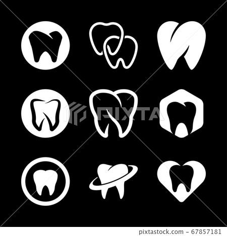 Dentist icon, Oral hygiene label vector Dentist icon, Oral hygiene label vector 67857181
