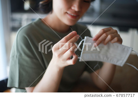 女人手工面具 67857717