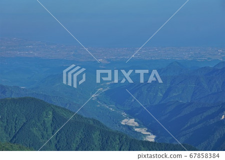 Toyama Bay from Mt. Dainichi 67858384