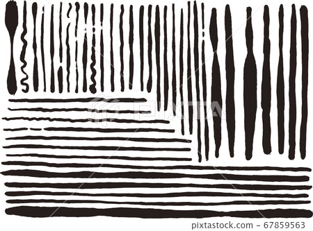 Line material vector brush line straight line 67859563