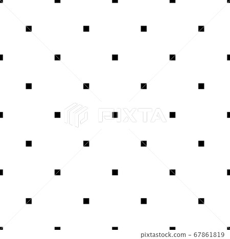 vector black white seamless pattern - Stock Illustration [67861819] - PIXTA