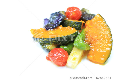 Deep-fried delicious summer vegetables 67862484