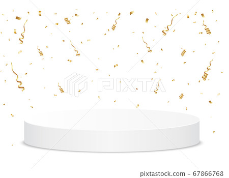 Podium and Confetti Winner Podium and Confetti Winner 67866768
