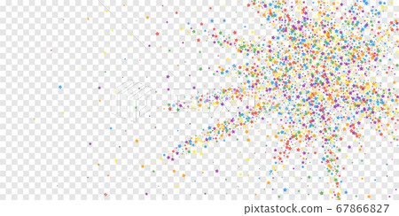 Festive confetti. Celebration stars. Rainbow brigh Festive confetti. Celebration stars. Rainbow brigh 67866827