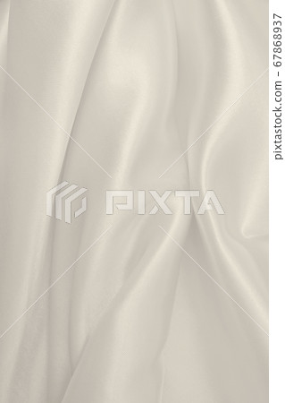 Smooth elegant golden silk or satin luxury cloth 67868937