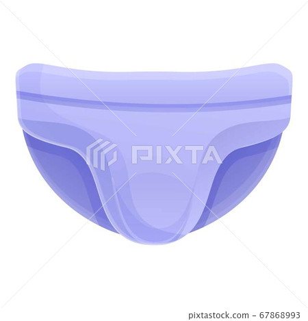 Cloth diaper icon, cartoon style 67868993