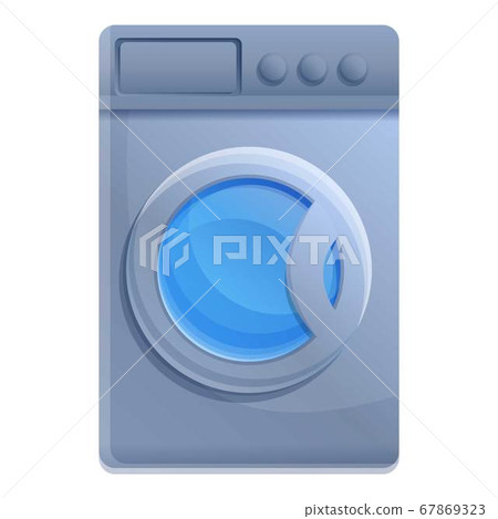 Tumble dry icon, cartoon style 67869323