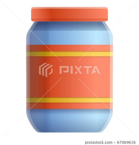 Store food jar icon, cartoon style Store food jar icon, cartoon style 67869616