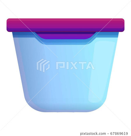 Plasticware icon, cartoon style Plasticware icon, cartoon style 67869619