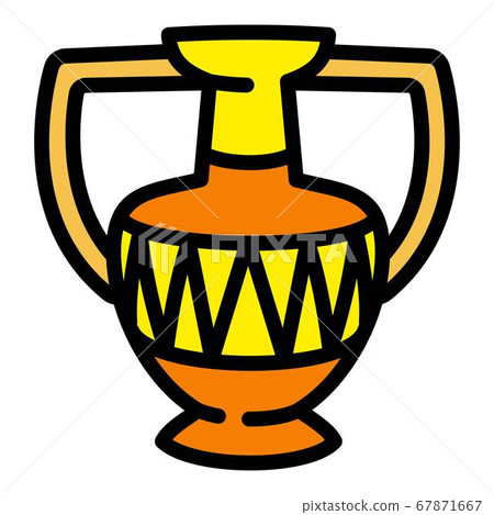 Antique jar icon, outline style 67871667