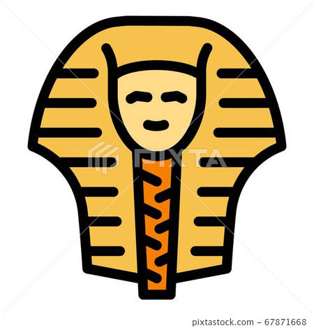 Egypt pharaoh icon, outline style 67871668